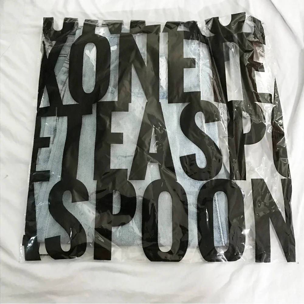 One Teaspoon Awesome Baggies in Montana Blue distressed jeans Size 27 NIB - Picture 3 of 5